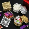 Retro Mini Treasure Storage Box Crystal Edelstein Schmuck Aufbewahrung Goldfolien Organizer Schmuck Keepsake Treasure Chest für Wohnkultur