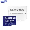 Samsung Pro Plus com Card Reader Flash Micro SD 128GB 4K U3 V30 Cartão de memória 256 GB 512 GB TF/SD Cartão para câmera de drone por telefone