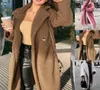 Pink Long Teddy Bear Jacket Coat Winter 2020 Grosso quente de tamanho grande de roupas grossas sobrecarregando feminino de casca de peles de lambo de lambo de peles8406945