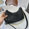 Mode Nylon midjeväska designer svart bumbag för kvinnors män avslappnad dragkedja fanny pack lyx varumärke läder crossbody sport fannypacks vävd väska underarmsäck