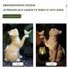 Solar Little Cat Lamp Resin Creative Cat Yard Light Mini Cat Outdoor Lantern Solar Outdoor Statue Light for Yard Balcony Pathway