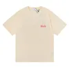 Rhude T Shirt Spring Summer Man krótkie koszule T SHIRTS Kobiety oddychanie ponadwymiarowe mężczyźni T-shirt luksusowa marka Męskie T-shirty różnorodne ubrania S-XXL XY18