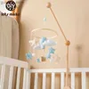 Mobiles # baby rattle jouet 0-12 mois nouveau-né étoile pendentif en bois mobile coffret lit cloche suspendue support