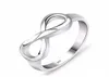 Fashion Silver Color Infinity Ring Eternity Ring Charms Friend Gift Interminless Love Symbole Anneaux de mode pour femmes bijoux7762196