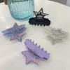 Fairy Style Azijnzuur Punt Diamond vijf puntige sterrengreep Hair Clip Star Temperament Stijl Shark Hair Clip Accessoire