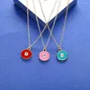 Pendants Slovecabin 925 Sterling Silver Simple Round Pendant Long Chain LInk Necklaces For Women High Quality Minilist Fine Jewelry Make
