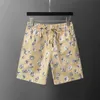 Nieuwe heren shorts zomer zwart wit printing designer bord shorts mode casual sporten los