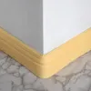 Wandaufkleber 3D -Muster Aufkleber Trimlinie Skirting Grenzdekoration Selbstkleber Haushalt für Wohnzimmer DIY -Hintergrund