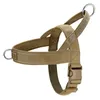 Collares de perros AFBC Nylon Arnés duradero No Pe Met con manejo de entrenamiento reflectante para mediano pequeño grande