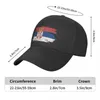 Ball Caps Classic Serbia Flag Baseball Cap Women Men Alitable Ajustement Unisexe Serbe fier papa Hat Spring Snapback