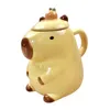 Kubki Capybara Teacup Porcelana kreatywna prezent kubek mleczny 15.2 uncji zastawa stołowa Picie Picie dla kobiet