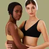 Sweatshirts Women Latex Bra Seamless Intelder Sexy Brassieres Woman's Wirlely Bras Soft Female Lingerie بالإضافة إلى حجم Bralette SXL