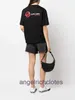 Vêtements de créateurs haut de gamme pour les angles PA TRENDY MICRO Label Lettre de t-shirt à manches courtes imprimées pour hommes et femmes