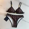 Bikini designer badkläder kvinnors badväskor sexiga baddräkt kvinnor badning baddräkter bikinis sex midja mode tryckta mönster pool fester sätter storlek s-xl #106