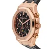 Designer Audemar Pigue Watch Royal Oak APS Factory Auto Rose Gold Mens Strap Watch 26240OR.OO.D002CR.01