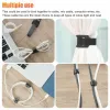 Reusable Fastening Cable Management Ties 6 in Cable Ties 50Pcs Cable Straps Wire Adjustable Cord Organizer for Home Office