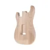 Kabel Musladie St01dt unvollendete handgefertigte Gitarrenkörper Basswood E -Gitarre Body Gitarre Barrel Ersatzteile