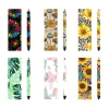 6 adet 4.75x1.5 inç Toptan çiçekler kalem sargıları için dtf baskılar DIY aktarılabilir çıkartmalar p147