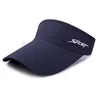 Visors boll kepsar tennis kepsar män kvinnor justerbar sport pannband klassisk sol sport visor hatt löpning tennis strand hatt utomhus sport hatt 24412