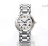 Femmes de luxe Zircon Diamond Moon Phase Watchs