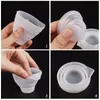 30-100 ml de silicone dobrável Copo de copo de várias especificações de silicone de silicone copo DIY para molde de resina de fundição