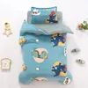 Coral Fleece Baby Bedding Three-Piece Cotton Childrens Däcke Quilt Cover Pudowcase Printing Bed Sheet CP13 240408