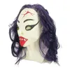 Halloween Party Horror Evil Demon Latex Mask Cosplay Cosplay Costume Props Enge Funny Jester Masks 240328