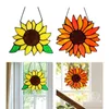 Garden Decorations Sunflower Window Hanging Nature Inspired Plant Decor For Farmhouse Aunt Home