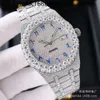 Luksusowe wyglądające w pełni obserwuj mrożone dla mężczyzn Woman Top Craftsmanship Unikalne i drogie Mosang Diamond 1 1 5A zegarki dla Hip Hop Industrial Luxurious 9412