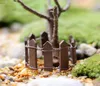Wood Animal 50 Pcs Wood Fence Palisade Miniature Fairy Garden Home Houses Decoration Mini Craft Micro Landscaping Decor Accessorie7151621