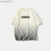 Men's Hoodies Sweatshirts 100% pure cotton new gradually changing color summer mens loose fitting clothing fashion brand dent short sleeved T-shirt C24325