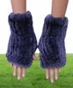 Мода настоящая rex кроличьи мех женские зимние перчатки подлинные меховые перчатки для девочек без пальцев перчатки теплые эластичные y 2112302600660