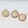 Colliers pendants Ruixi Bijoux vendant la mode ronde zircon 50 déesse de Banquet Party Gift for Men and Women