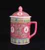Traditionell kinesisk Jingdezhen Tea Cup med locket keramiskt porslin kaffe mugg drickware 300 ml T2005062536742