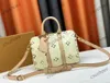 حقيبة مصمم Carryall مطلية بالجلد القماش خمر حقيبة كروس نساء أكياس الكتف Hobo M46197 M45985 M24424 M41416