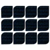 12PCSカーペットノンスリップステッカー再利用可能な洗えるアンチカーリングカーペットパッチ固定ステッカー床敷物マットテープグリッパーコーナーパッド