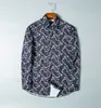 Chemises pour hommes duigner bouton de luxe Pron Casual Mens Shirt Full Body Brand Letter Imprimer Shirt Hemd Designer Shirt Yyj