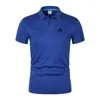 Herren Polos 2024 Drucken 35% Baumwollpolo -Hemd für lässige, feste Farben Slim Fit Summer Mode Brand Clothing