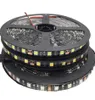 5050 Siyah PCB LED Strip IP65 Su Geçirmez DC12V 60LEDM 5MLOT Beyaz Sıcak Beyaz Kırmızı Yeşil Mavi RGB9432411