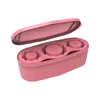 Baking moldes de cilindro oco gelo bandeja de molde de molde de cubo de silicone com tampa para copo de copo de copo de uísque de suco de freezer