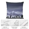 Pillow Fellowship of the Ring (avec arrière-plan) Throw S Couverture ornementale