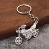 Key Rings Cartoon Cool Motorfiets speelgoed Keychain Creative Motorcycle Car Bag Pendant klein cadeau voor mannen en vrouwen Keyrings 240412