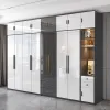 Cabinets Clothes Wardrobe Storage Handles Luxury Pole Shelf Divider Wardrobes Bedroom Women Armoires De Chambre Home Furniture