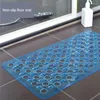 Bath Mats Floor Mat Large Hole Household With Suction Cup Transparent Shower Room Bathroom Accessories Toilet Non-slip Square Foot