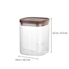 Storage Bottles Glass Containers With Lids Kitchen Canisters Candy Cookie Rice And Jars Sugar Flour Container Airtight Jar For Pantry