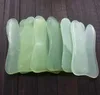 Hoge kwaliteit natuurlijke Jade Stone Gua Sha Board vierkante vorm Massage Hand Massager Ontspanning Gezondheidszorg Gezichtsmassager Tool 755382714