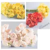 Dekorative Blumen künstlicher Rosenstrauß romantische Dekor Braut Hochzeit gefälschter Blume Home Wohnzimmer Esstisch