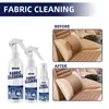 30ml/100ml Car Interior Roof Cleaning Spray Fabric Flannelette Leather Base Cleaner Leather Cleaning Agent Home Car Cleaner Tool