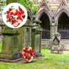 Dekoratif Çiçekler Kalp Memorial Çelenk Sahte Mouring Mourning Chic Prop Mezarlığı Çiçek Destek Yapay Çelenk Hediye Mezar Dekorasyonları Açık