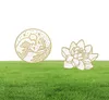 Pin de broche de esmalte ola de flores de loto Insignia marea Star Star Moon Plant Broches Pins Gat Aum, Jewellry Gifts 1493 E31170354